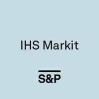 IHS Markit and S&P logos on a light blue background.