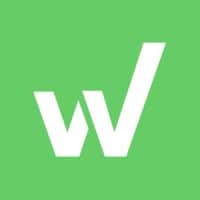White stylized 'W' with a checkmark on a green background.