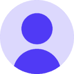 Generic user icon with a light purple circle background and a dark blue silhouette of a head and shoulders.